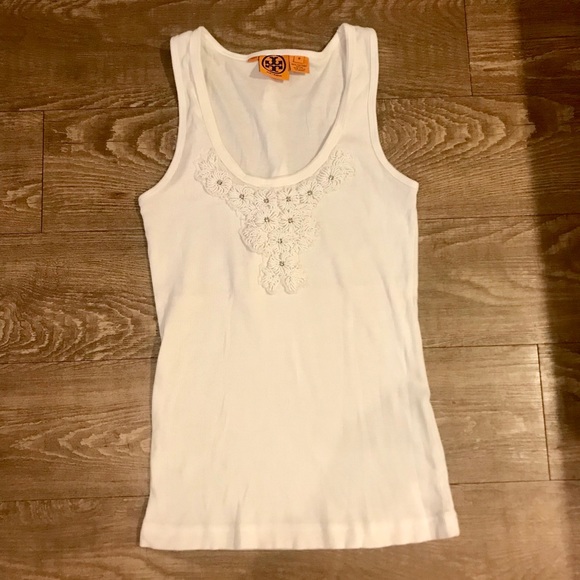 Tory Burch Tops - Tory Burch beaded tank top